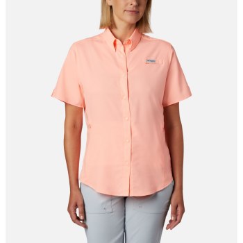 Columbia Overhemd Dames, PFG Tamiami II Short Sleeve Roze, 89PBGHUDT